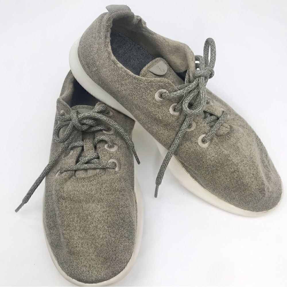 Allbirds Wool Runner Green Lace Up Sneakers